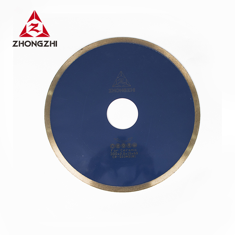 Lama per sega per piastrelle in ceramica con segmenti diamantati da 300 mm ad alto effetto di taglio